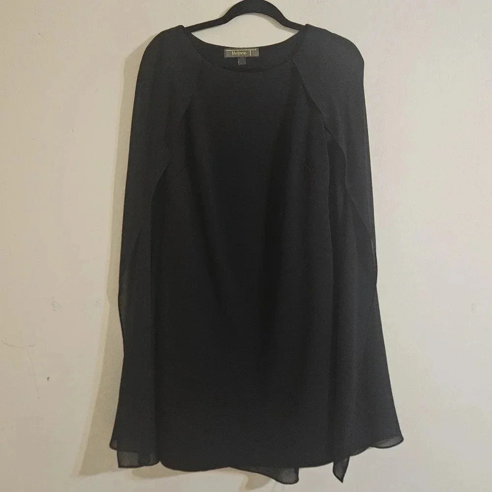 Melanie T Cape Dress